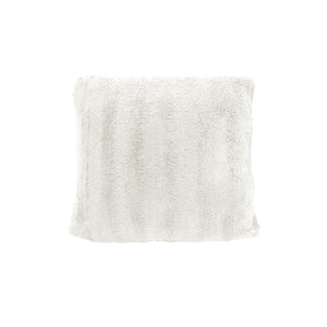 Emilia Faux Fur Filled Cushion Square 43cm White