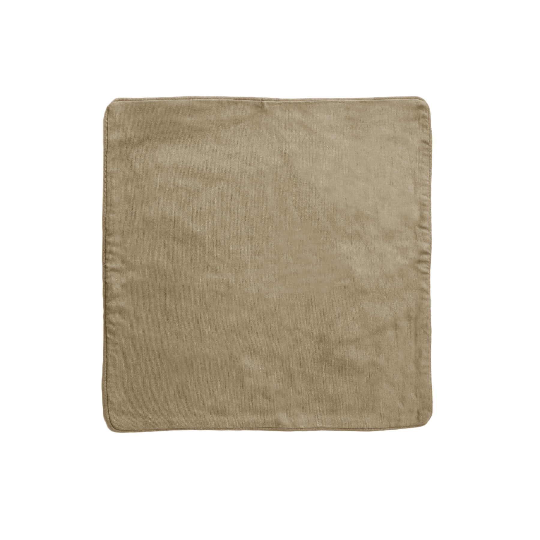 IDC Homewares Lollipop Cotton Piped Cushion Cover Square 60cm Wheat