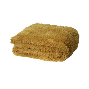 J Elliot Home Eve Knitted Throw Rug Blanket 130 x 160cm Marigold