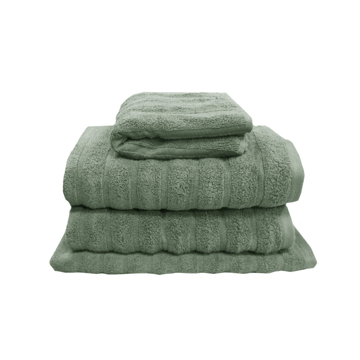 J Elliot Home 4 Piece George Collective Cotton Bath Towel Set Avocado