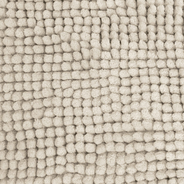 Algodon Toggle 1600gsm Microfibre Toilet Mat Non Slip Stone 50 x 50cm