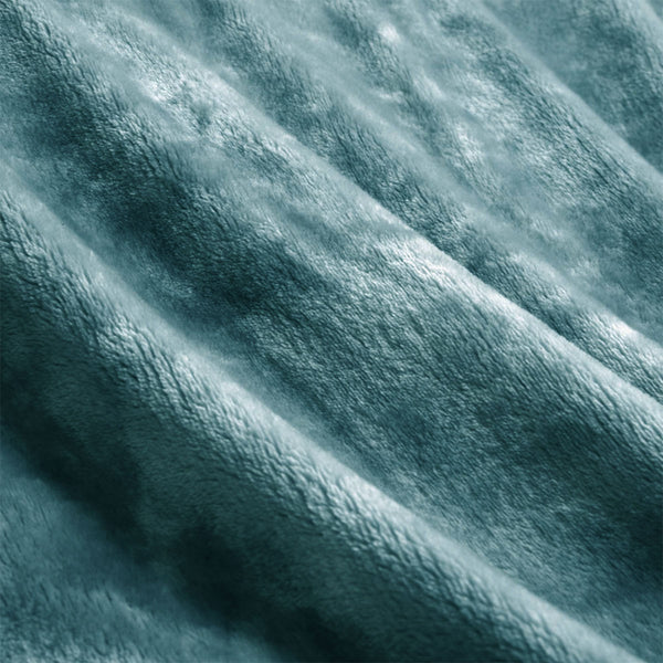 Ardor Lucia Luxury Plush Blanket Throw Rug Stormy Sea Double