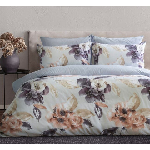 Ardor Caitlyn Printed Floral Quilt Doona Duvet Cover Set Queen