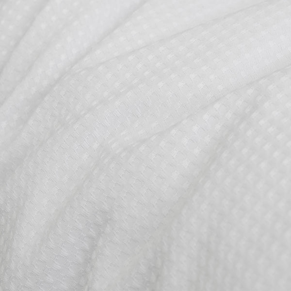 Ardor Florence Waffle Quilt Doona Duvet Cover Set King White