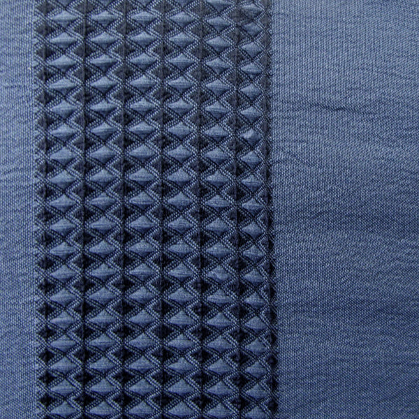 Ardor Lisbon Seersucker Quilt Doona Duvet Cover Set Indigo King