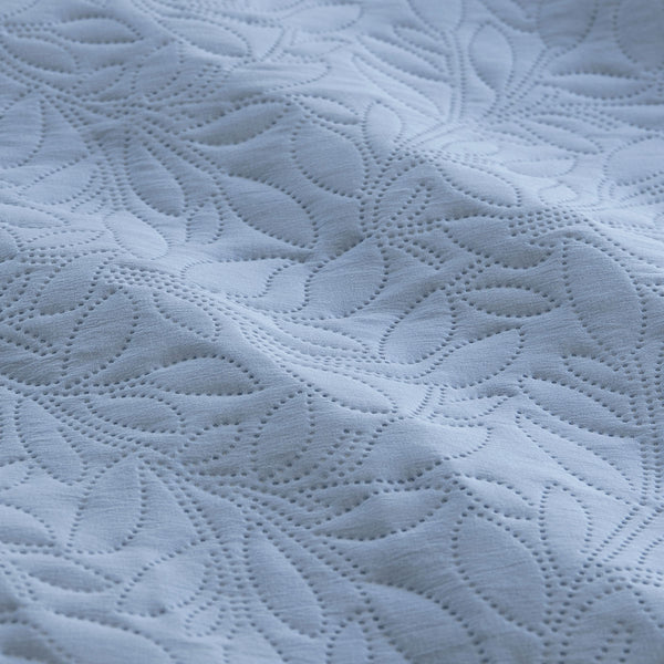 Ardor Lottie Bluebell Pinsonic Embossed Quilt Doona Duvet Cover Set Queen