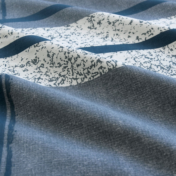 Ardor Mateo Geometric Polyester Cotton Quilt Doona Duvet Cover Set Queen Blue