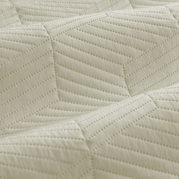Ardor Maxwell Tan Embossed Vintage Washed Quilt Doona Duvet Cover Set King