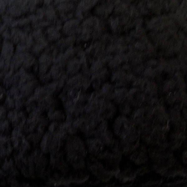 Ardor Lupinia Black Sherpa Fleece Throw Rug Blanket 130 x 150cm