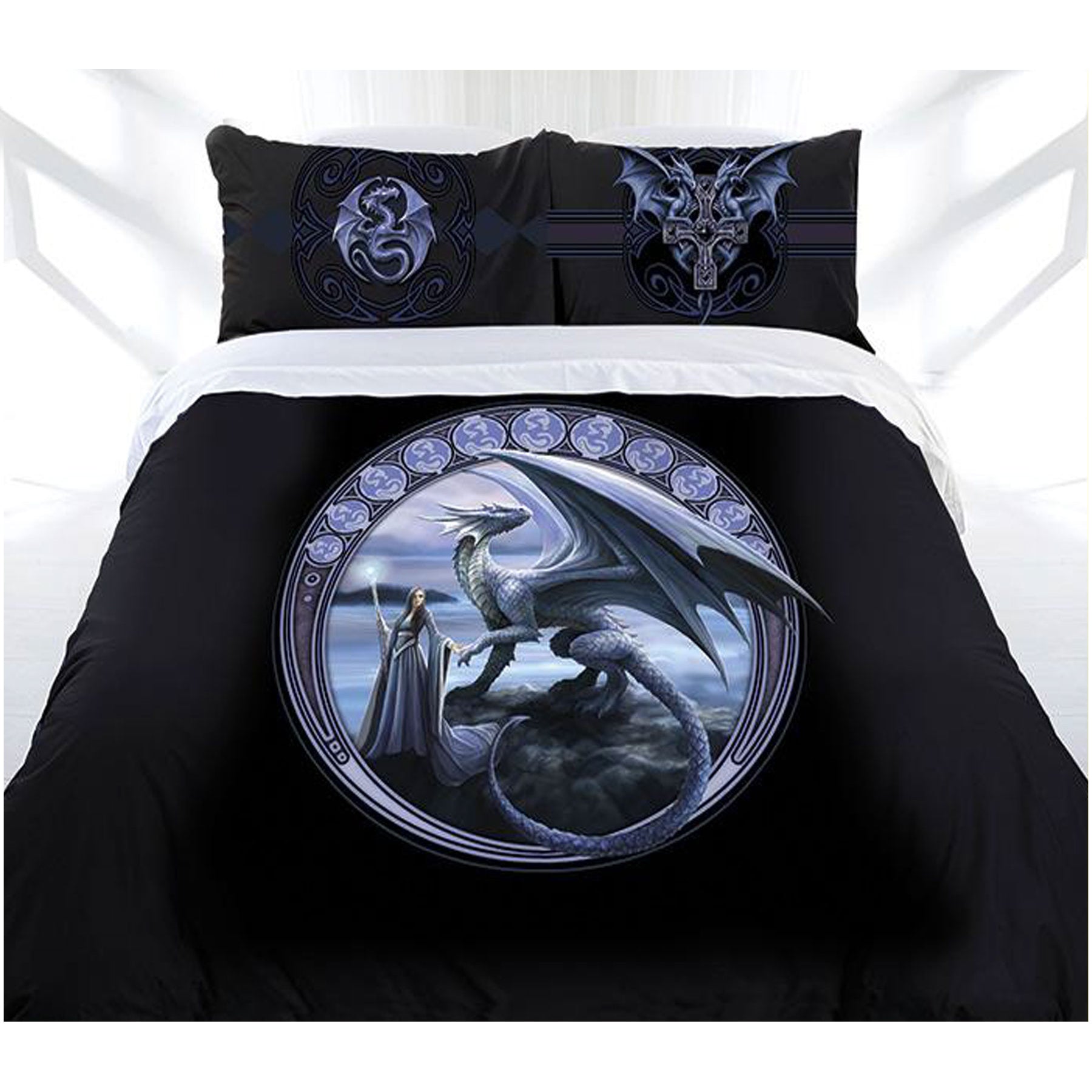 Anne Stokes New Horizon Quilt Doona Duvet Cover Set King