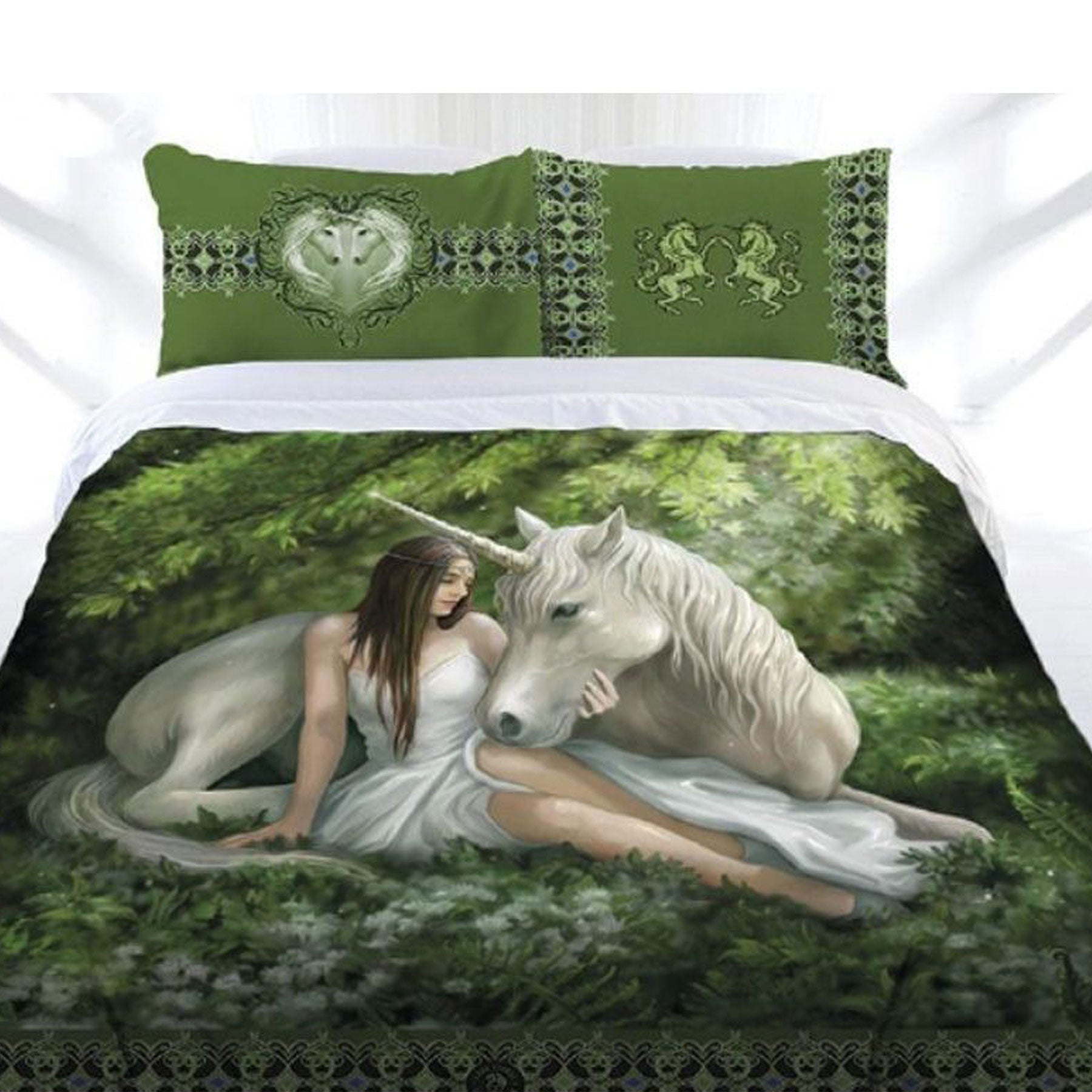 Anne Stokes Pure Heart Quilt Doona Duvet Cover Set King