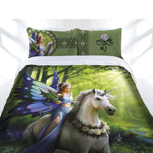 Anne Stokes Realm of Enchantment Quilt Doona Duvet Cover Set King