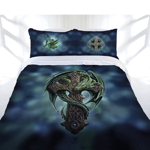 Anne Stokes Woodland Guardian Quilt Doona Duvet Cover Set Queen
