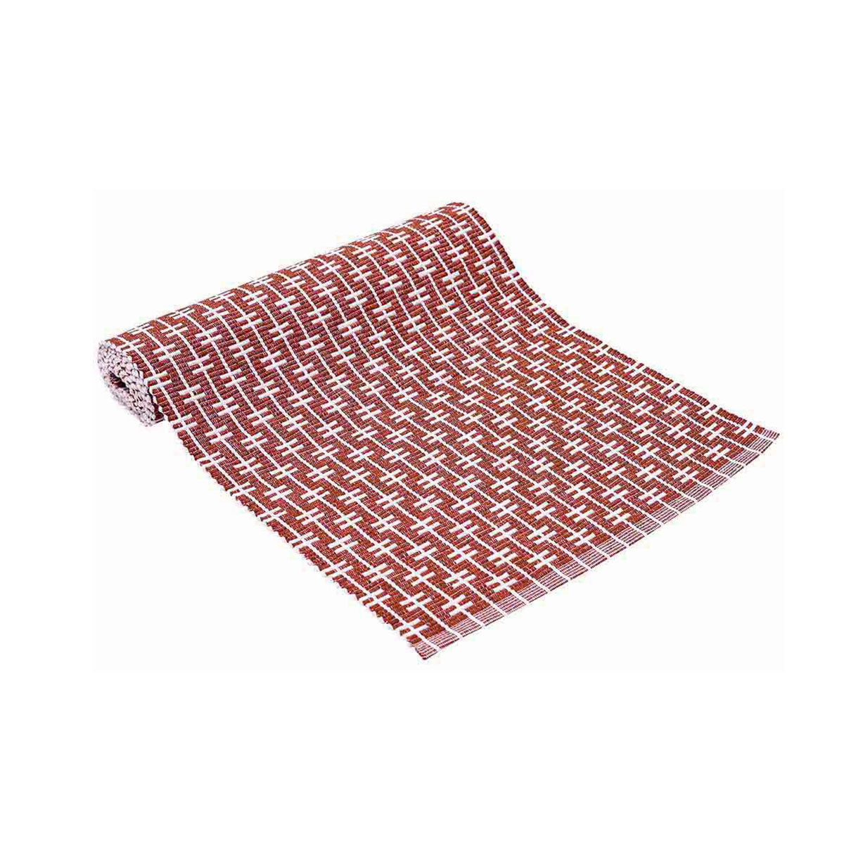 Ladelle Eden Ribbed Cotton Table Runner 150 x 33cm Terracotta