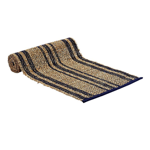 Ladelle Loma Kitchen Dining Table Runner Navy 33 x 150cm