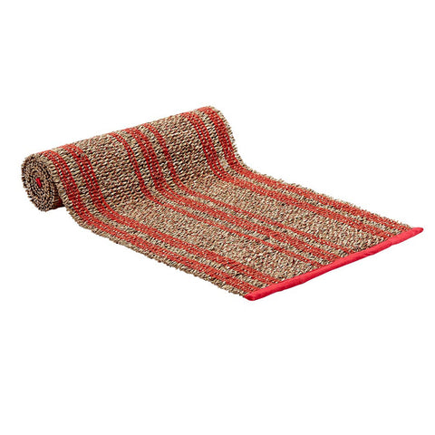 Ladelle Loma Kitchen Dining Table Runner Terracotta 33 x 150cm