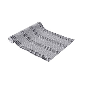 Ladelle Repose Ribbed Cotton Table Runner Denim 33 x 150cm