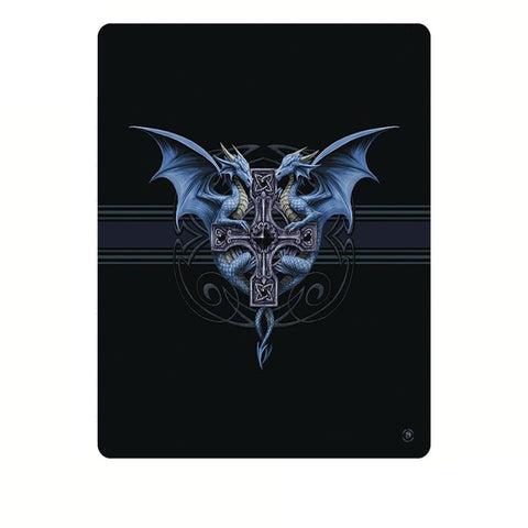 Anne Stokes Dragon Duo Polar Fleece Throw Blank 127 x 152cm