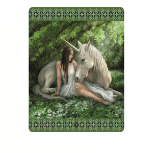 Anne Stokes Pure Heart Polar Fleece Throw Blanket 127 x 152cm