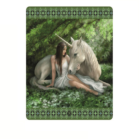 Anne Stokes Pure Heart Polar Fleece Throw Blanket 127 x 152cm