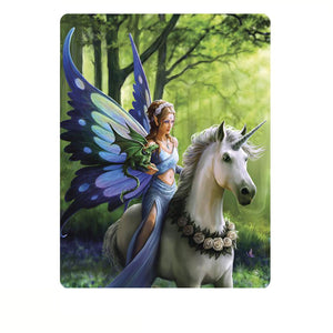 Anne Stoke Realm Of Enchantment Polar Fleece Throw Blanket 127 x 152cm