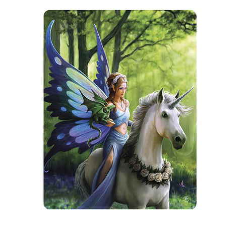 Anne Stoke Realm Of Enchantment Polar Fleece Throw Blanket 127 x 152cm