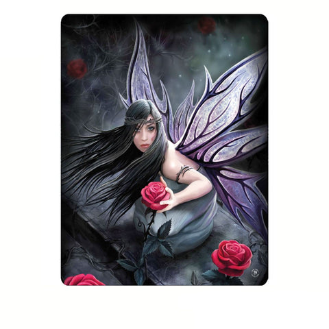 Anne Stoke Rose Fairy Polar Fleece Throw Blanket 127 x 152cm