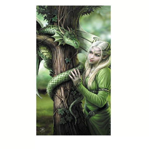 Anne Stokes Kindred Spirits Cotton Beach Towel 150 x 75cm