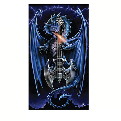 Anne Stokes Power Chord Cotton Beach Towel 150 x 75cm
