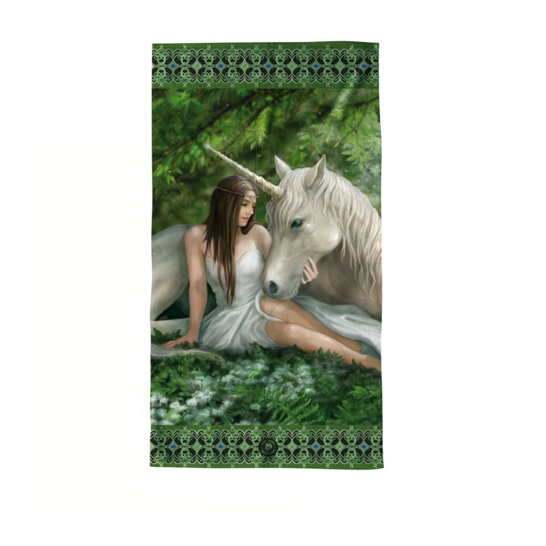 Anne Stokes Pure Heart Cotton Beach Towel 75 x 150cm