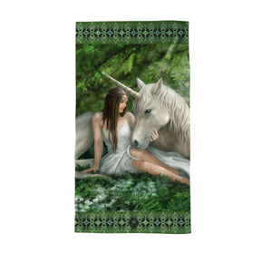 Anne Stokes Pure Heart Cotton Beach Towel 75 x 150cm