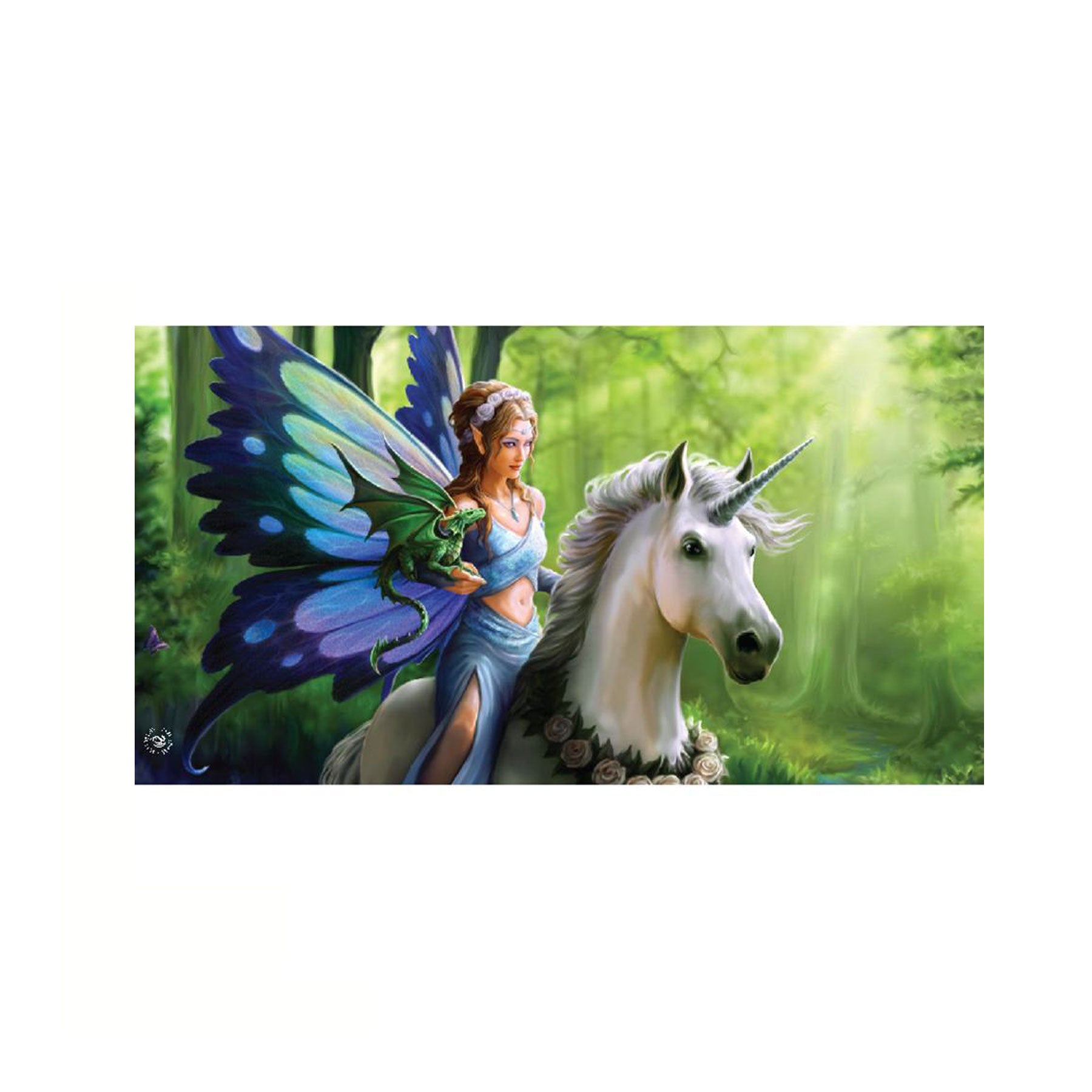Anne Stokes Realm Of Enchantment Cotton Beach Towel 75 x 150cm