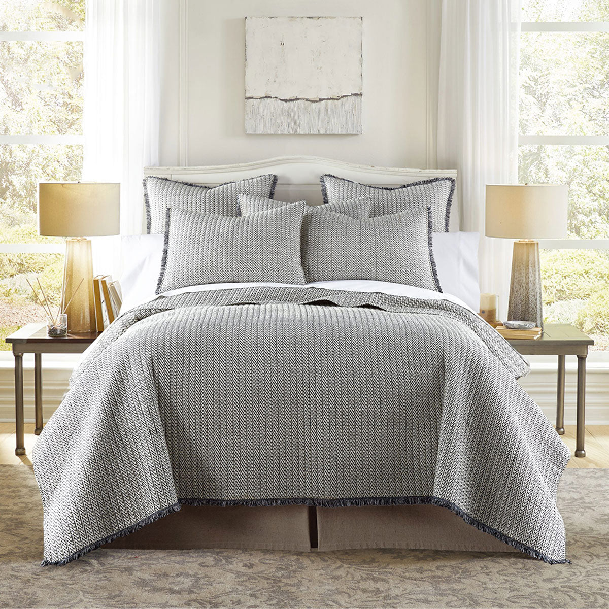 Jenny Mclean Lexington 3 Pce Bedspread Coverlet Comforter Quilt Set King
