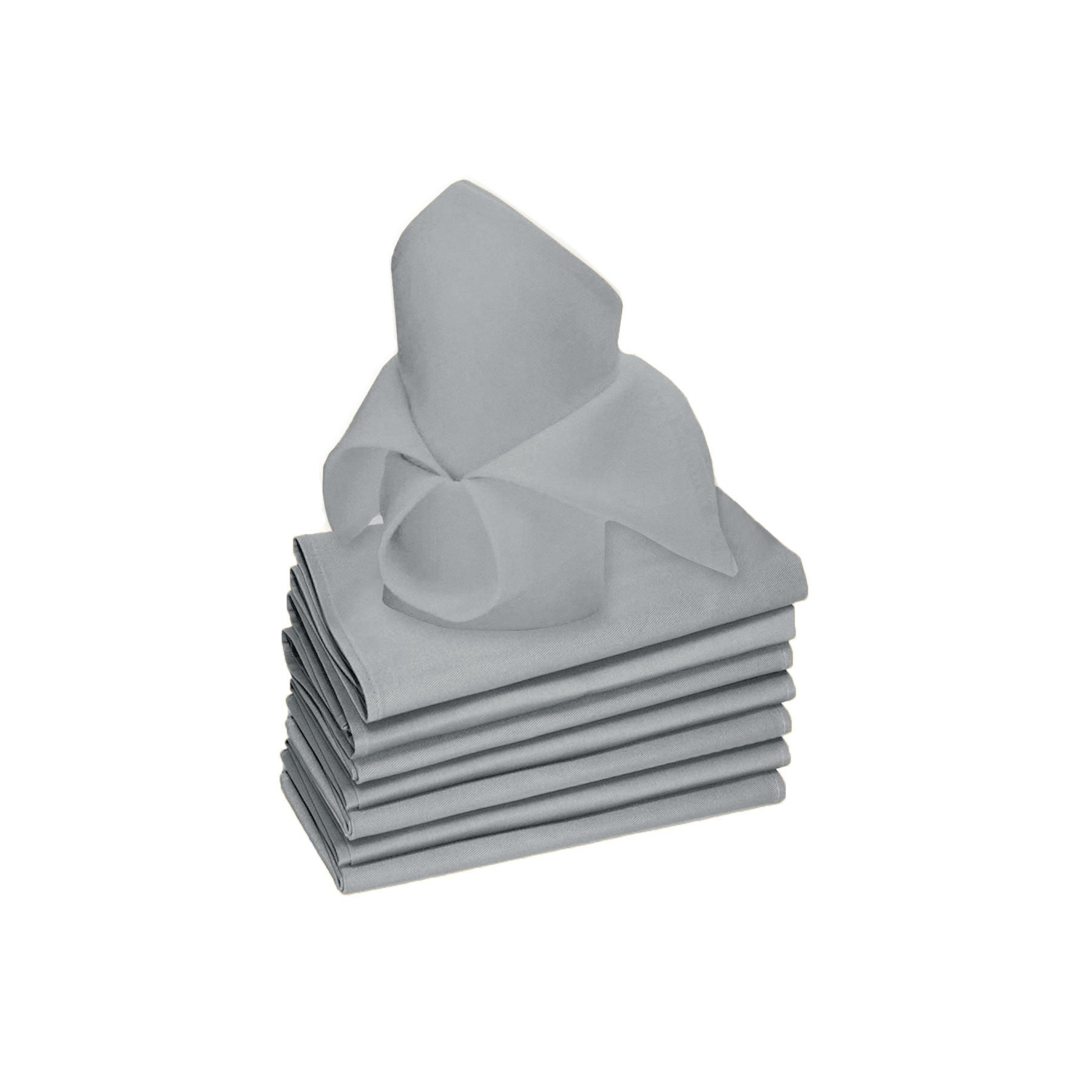 Rans Set of 8 Lollipop Cotton Napkins 45 x 45cm Grey