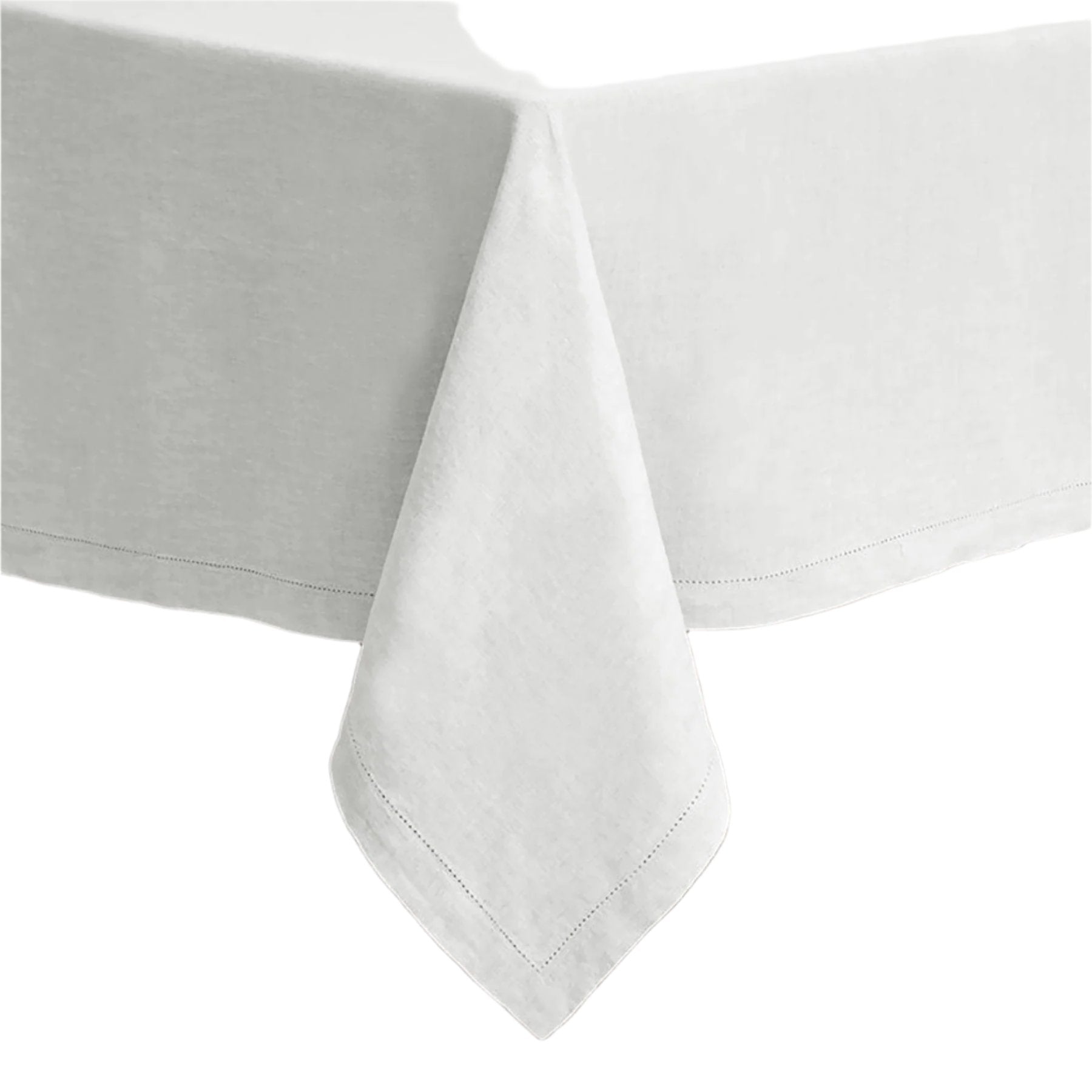 Rans Pure Cotton Hemstitch Tablecloth Round 180cm White