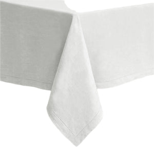 Rans Pure Cotton Hemstitch Tablecloth Round 180cm White