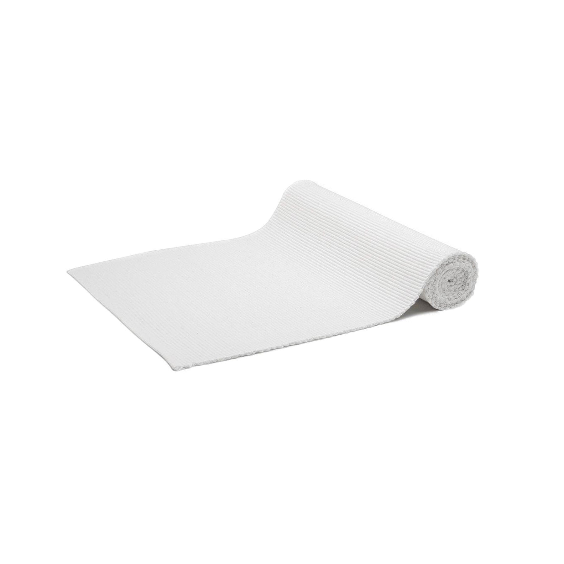 Rans Lollipop Cotton Ribbed Table Runner 135 x 33cm White