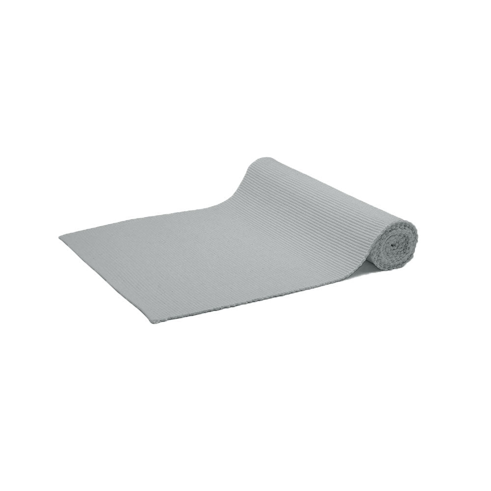 Rans Lollipop Cotton Ribbed Table Runner 135x33cm Grey