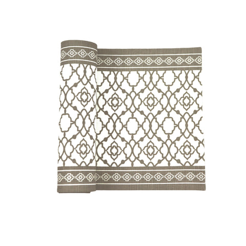 Rans Cotton Vintage Table Runner 150 x 33cm Grey