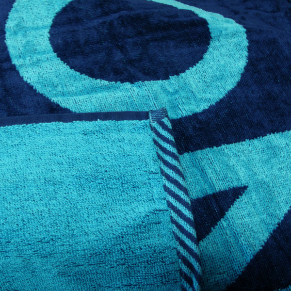 Premium Cotton Velour Jacquard Beach Towel Vacation