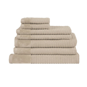 Royal Excellency 7 Piece Cotton Bath Towel Set Plaster
