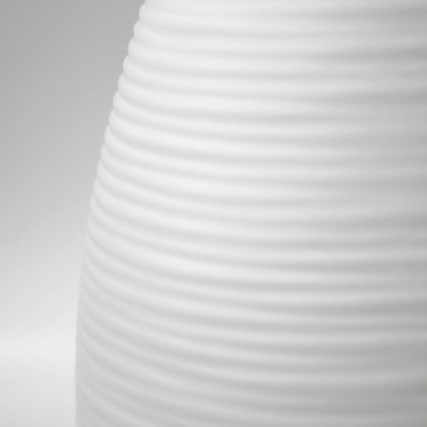 Briella Frosted Ribbed Glass Pendant Ceiling Light Lamp White